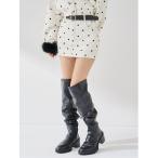 ショッピングツイード スカート ドットツイードベルトミニスカート