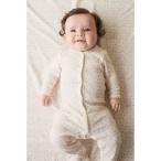 ベビー服 ロンパース 長袖足つきロンパースAries Mauve／オーガニックコットン