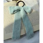 ヘアゴム WEGO/シャギーニットリボンゴム