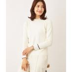 ショッピングフリル ニット セーター フリルハイネック ニット レディース