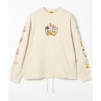 tシャツ 限定展開 go slow caravan/ゴースローキャラバン 猫麦酒ヘムスピンドルスウェット / 352608 メンズ