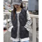 ダウンベスト ベスト TAION/タイオン MILITARY V NECK W-ZIP DOWN VEST　限定展開/ミリタリー Vネック ダブルジッ