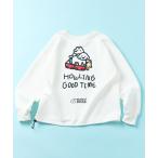  футболка тренировочный matsui×FREAK'S STORE/matsui× freak s магазин специальный заказ [ путешествие ] draw код задний принт вырез лодочкой 