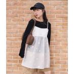 キャミソール シアージャガード キャミミニワンピース/レイヤードチュニック