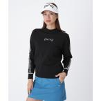  вязаный свитер [PING APPAREL] Logo ja карта с высоким воротником вязаный [LADIES LINE] (LADIES) женский 