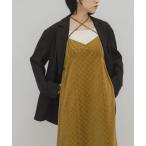 ワンピース チェックコーデュロイキャミワンピース