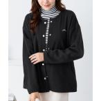 カーディガン あったか裏起毛ドットボタンカーデ レディース