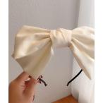 カチューシャ 「urge select」リボン サテン カチューシャ