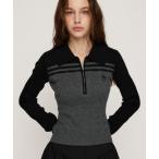 ニット セーター 「限定カラーあり」CABLE COLLAR KNIT TOPS ケーブル カラー ニット トップス 秋服 冬服 レディース