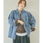 デニムジャケット gジャン ルーズデニムジャケット レディース