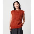 ショッピングジレ ベスト ジレ 「MARW UNITED ARROWS」シャギー ニットベスト レディース