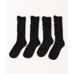  носки [4 пар комплект ] solid цвет бахрома носки женский 