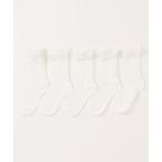  носки [5 пар комплект ] solid цвет оборка ребра носки женский 