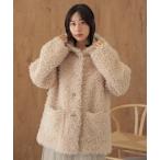  мутоновое пальто боа пальто wool boa hooded coat женский 