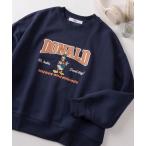 トレーナー スウェット 「71」「Disney/ディズニー」ミッキーマウス／ベイマックス／ドナルドダック／チップ＆デール 裏起毛 スウェット レディー