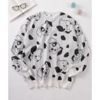 ニット セーター 「71」「Disney/ディズニー」ミッキーマウス／ミニーマウス／101匹わんちゃん ジャガードニット レディース メンズ