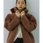 ショッピングアウター ブルゾン アウター 「WEB限定」メランジボンディングフーディーブルゾン レディース