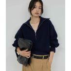 ショッピングセーター ニット セーター ハーフジップニット レディース