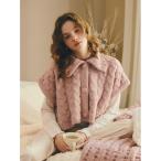 ショッピングSleep パジャマ ルームウェア 「Sleep」ケーブルニット ショルダーウォーマー レディース