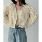 カーディガン 「on:nue」「着用動画あり！」 ループフリンジニットカーディガン /2025 AW COLLECTION レディース