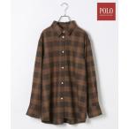 ブラウス シャツ 「POLO BCS(ポロ・ビーシーエス)」オーバーチェックシャツ　595924 レディース