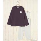 パジャマ ルームウェア ミッフィーサガラミニ裏毛ルームウェア上下セット レディース