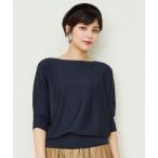 ニット セーター 「JETSET SOLO PLUS」タックリブデザイン ドルマンスリーブ ニット レディース