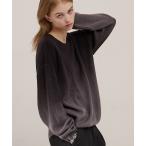 セーター ニット ミラノリブグラデーションルーズニットプルオーバー メンズ レディース