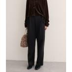 スラックス パンツ 「WEB限定」ポケットフリルタックパンツ レディース