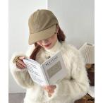 キャップ 帽子 スクエアロゴ同色刺繍CAP レディース