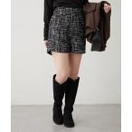 パンツ ワイドウエストショートパンツ レディース