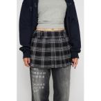 スカート CHECK PLEATS 2PIECE スカート