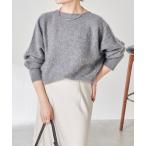 ニット セーター ウールカシミヤドルマンニット レディース