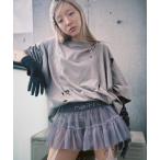  tube top bare top neith./ne стул /Multi Tulle Top(Gray)