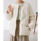 ショッピングダウンコート ダウンコート ダウンジャケット ライトエンボスノーカラーダウン レディース