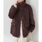 ショッピングスタンド ブルゾン アウター シャギースタンドブルゾン レディース