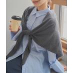 スカーフ バンダナ ワイドニットスカーフ レディース