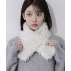  muffler палантин [ 3color ]teti боа Mini muffler | teddy boa mini muffler женский 