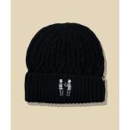 ニット帽 ニットキャップ ケーブル刺繍ニットキャップ レディース メンズ