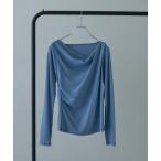 ショッピングカットソー tシャツ ドレープネックカットソー レディース