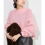 ニット セーター アルパカ混BIG プルオーバー レディース