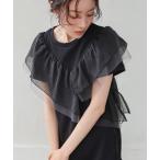 「Bab」 半袖ワンピース M ブラック