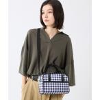 ショルダーバッグ バッグ SQUARE TH CROSSBODY アップタウンギンガム/ブラック レディース