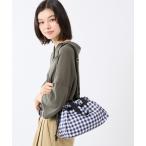 ショルダーバッグ バッグ E/W CITY DRAWSTRING BAG  アップタウンギンガム/ブラック レディース