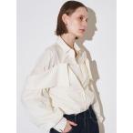 ブラウス シャツ レイヤードオフショルダーシャツ レディース