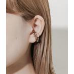 ショッピングイヤーカフ イヤーカフ ガラスビーズイヤカフ レディース