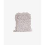 ショルダーバッグ バッグ ラメフェイクファースマホショルダーバッグ レディース