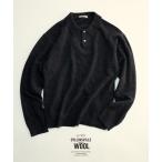 セーター ニット COLLINS VILLE WOOL / コリンズ ビル ウールニット ポロシャツ メンズ