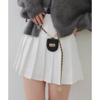 ショッピングアンドミー スカート チャーム付プリーツミニスカート