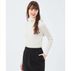 ショッピングパーティ ニット セーター ウォッシャブルファインウールタートルニット レディース